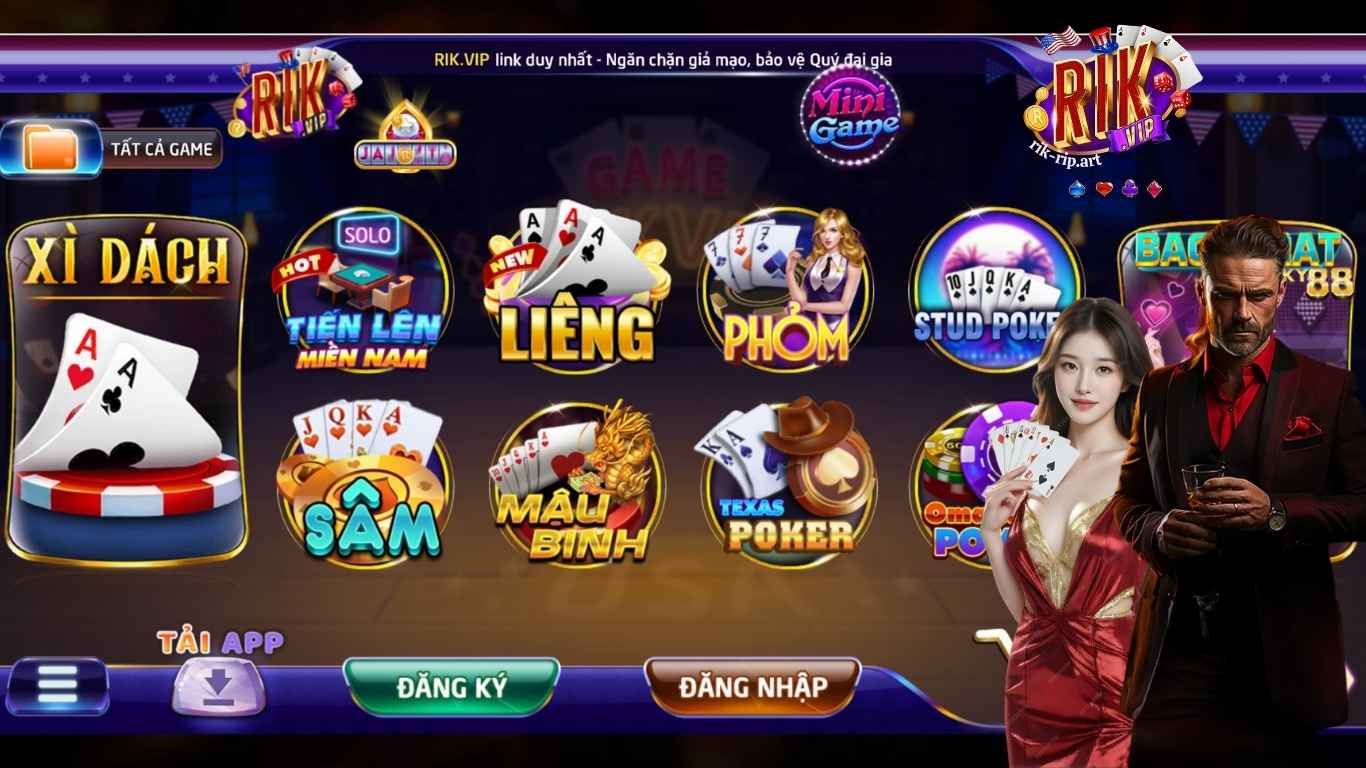 Các dòng game bài đổi thưởng trên Rikvip Các dòng game bài đổi thưởng trên Rikvip