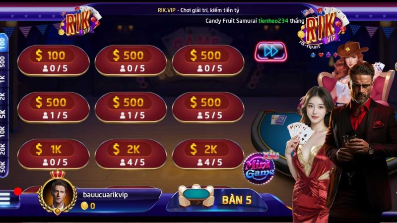 Khuyến mãi cực hot khi đánh bài online Rikvip