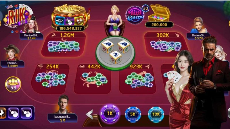 Tính năng cược bầu cua Rikvip hiện đại