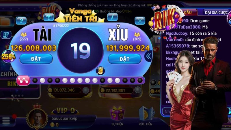 Hướng dẫn cách chơi game tài xỉu Rikvip
