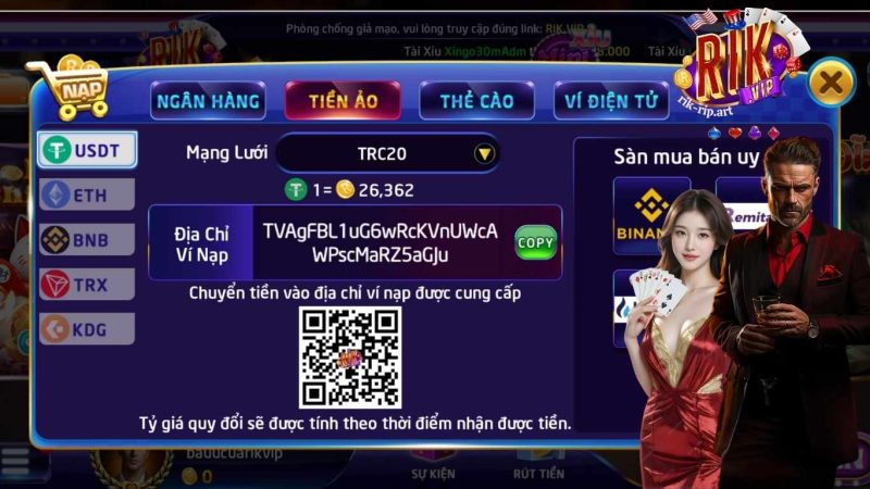 Một số lưu ý khi nạp tiền Rikvip cho người mới