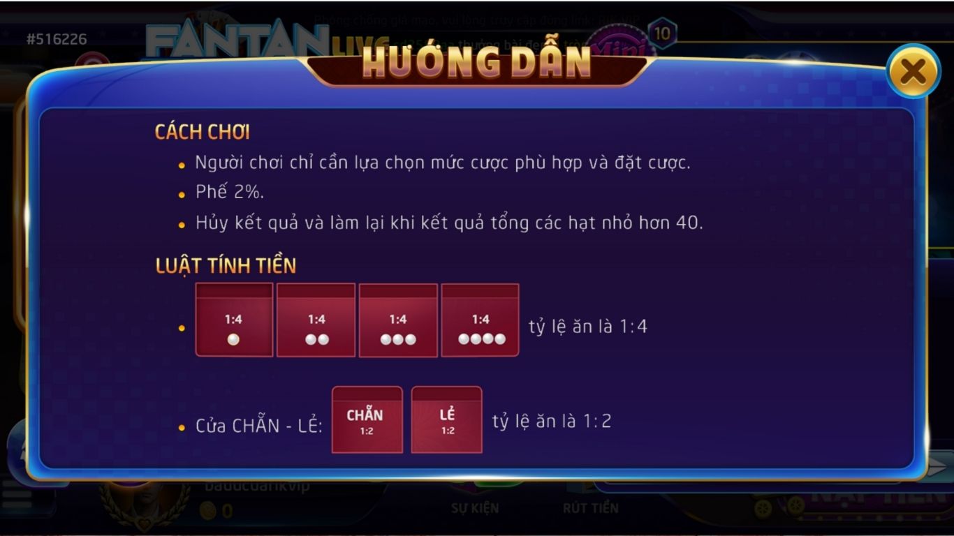 Luật chơi Fantan Rik vip Luật chơi Fantan Rik vip