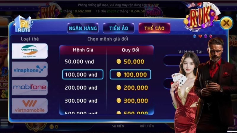 Một số lưu ý quan trọng khi rút tiền tại Rikvip